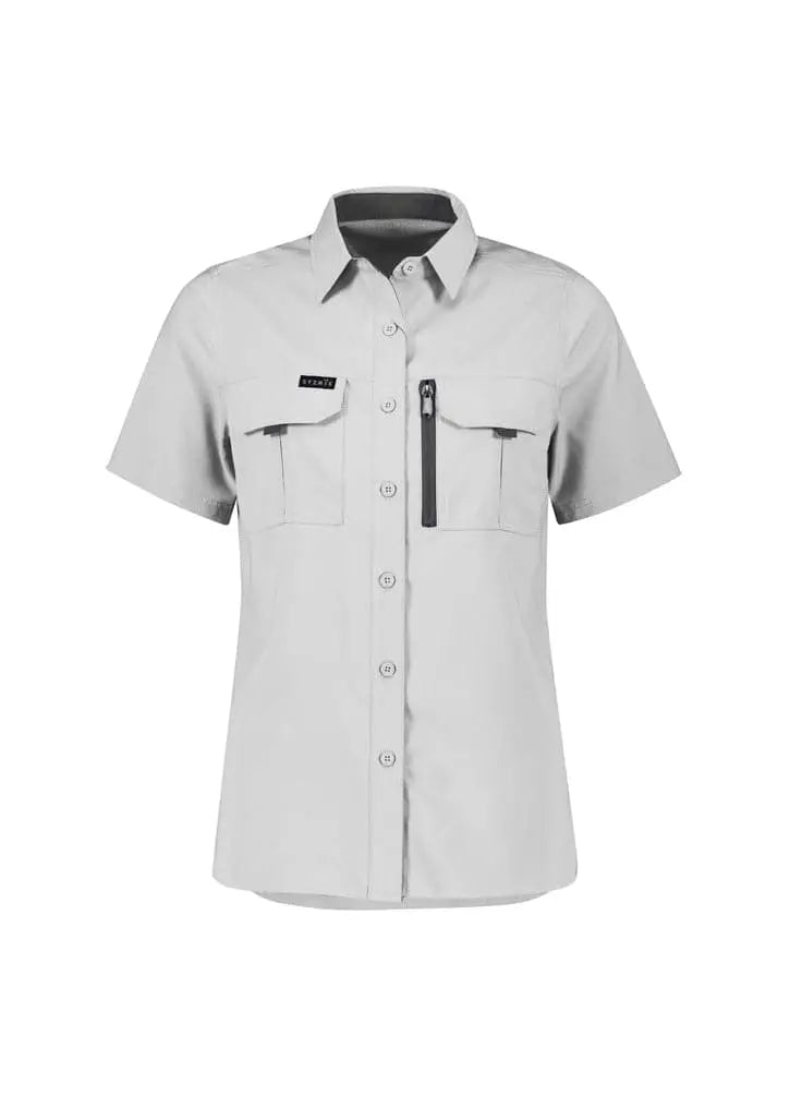 Syzmik Workwear Outdoor Women's Short Sleeve Shirt ZW765 Metro Workwear.